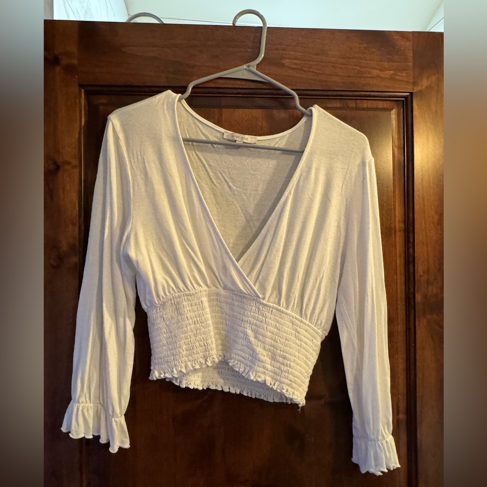 White dress up long sleeve
